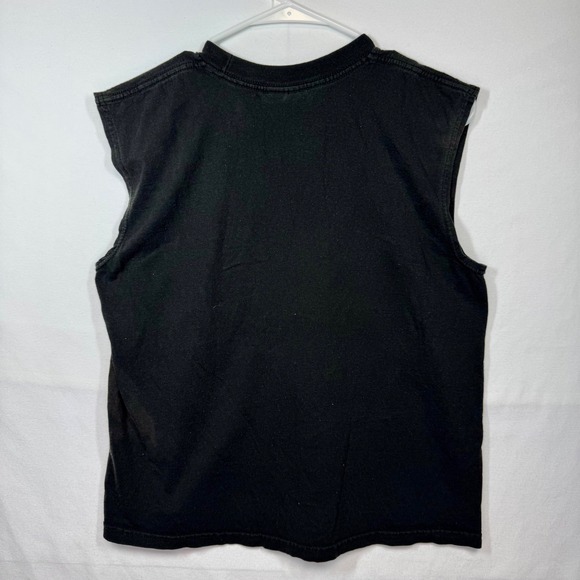 GSA Florida Marlins Sleeveless T-Shirt MLB Baseball Black Sz S/M No tag Y2K - Picture 7 of 7